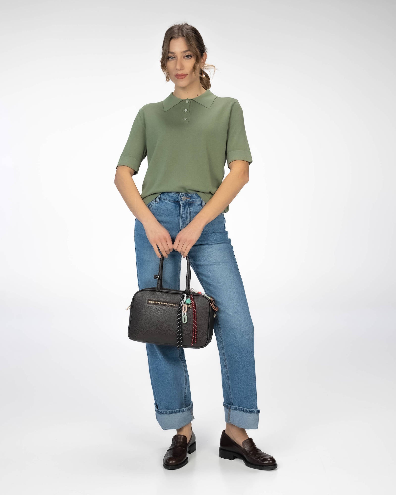 POLO IN MAGLIA POLINA VERDE