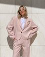 BLAZER CROPPED MEDLEY PINK LADY