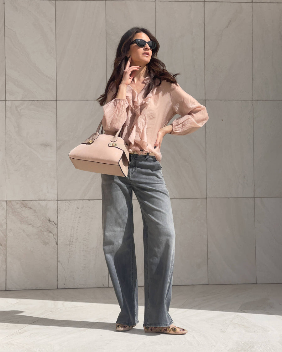 BLUSA ROUCHES OPHELIA CAMEO
