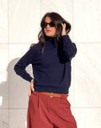 DOLCEVITA 100% PURA LANA BLUE