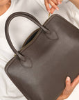 BORSA IN PELLE LUNA COFFEE