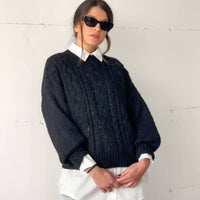 PULL TRECCIA OTIS NERO