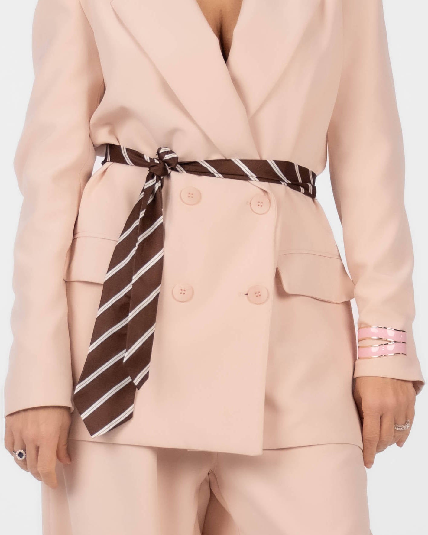 CRAVATTA SILVIE MARRONE