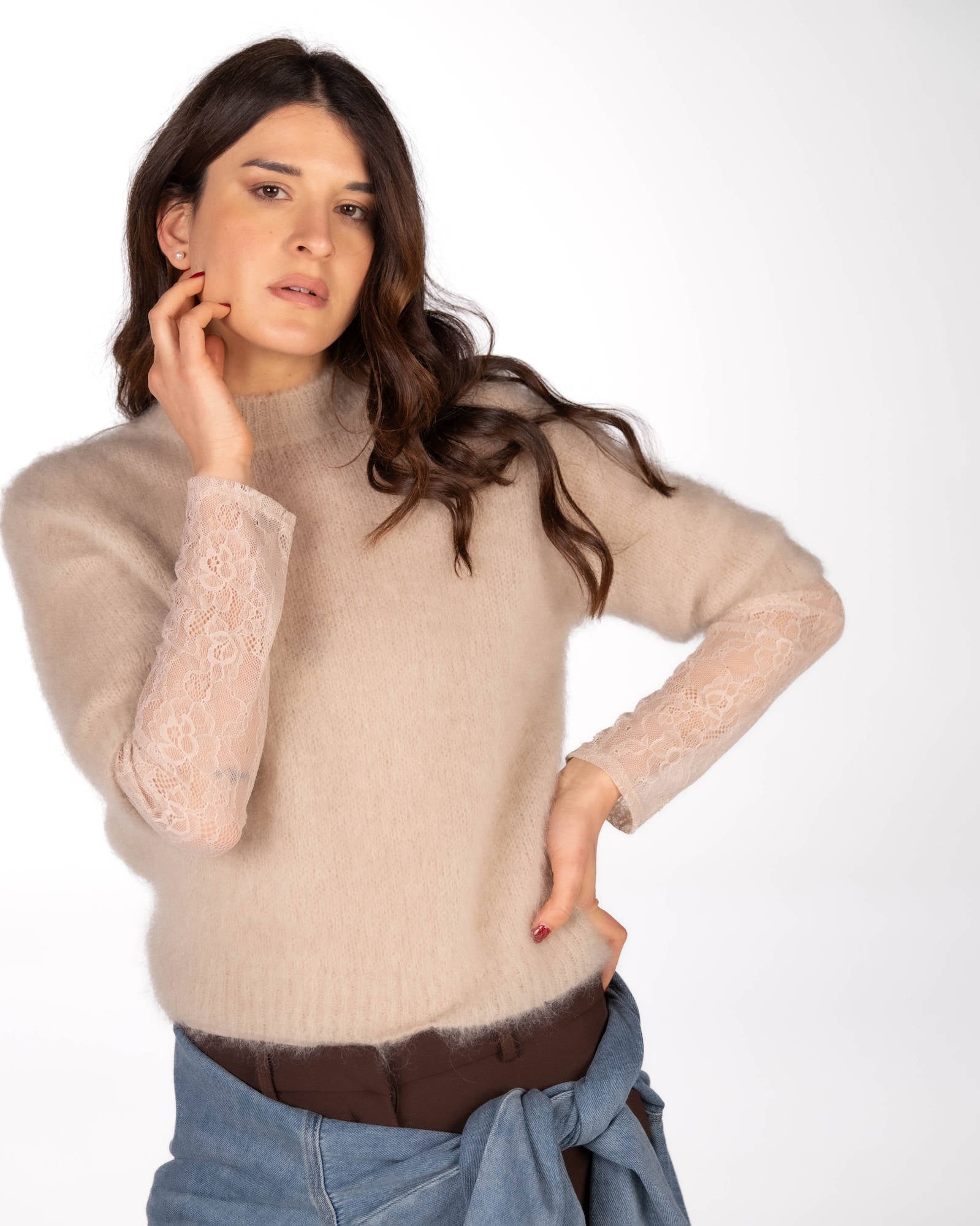 PULL IN KID MOHAIR ABIGAIL POLVERE