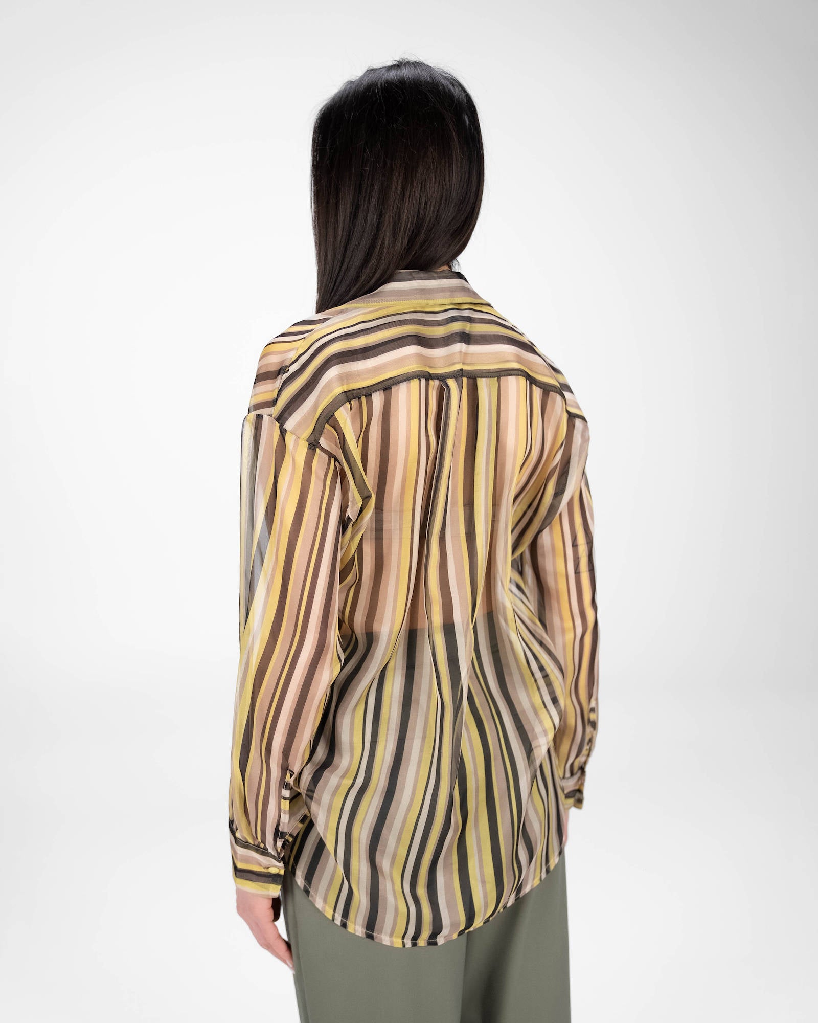 CAMICIA GLEN LIME NERO