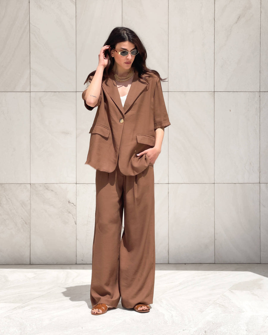 PANTALONE INEZ TABACCO