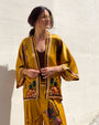 KIMONO PALM SENAPE