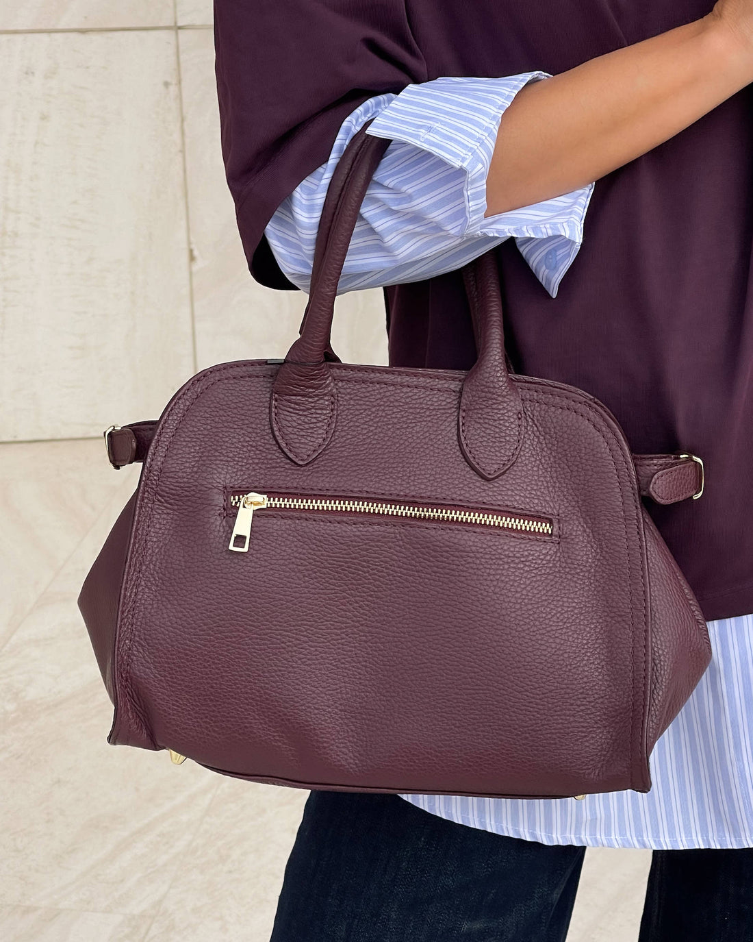 BORSA FEDORA BORDEAUX