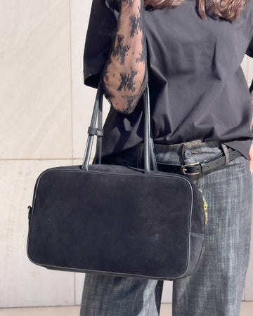 BORSA IN PELLE BABILONIA NERO