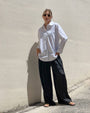 PANTALONE SATIN JADE' NERO