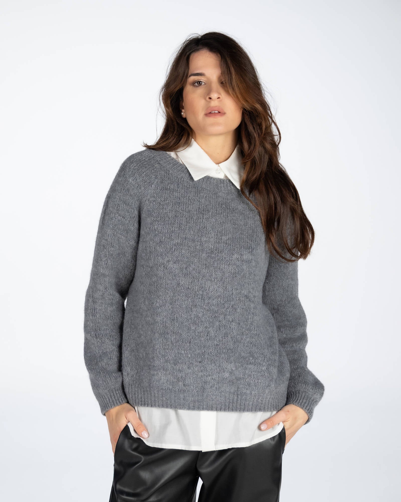 PULL LEONTINE GRIGIO