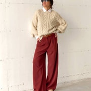 OVERSIZED DAMIAN TROUSERS BRUCIATO