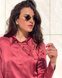 COLLANA LUNGA CON PIETRE ROSSO