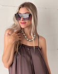 COLLANA GIROCOLLO PERLE GRIGIO