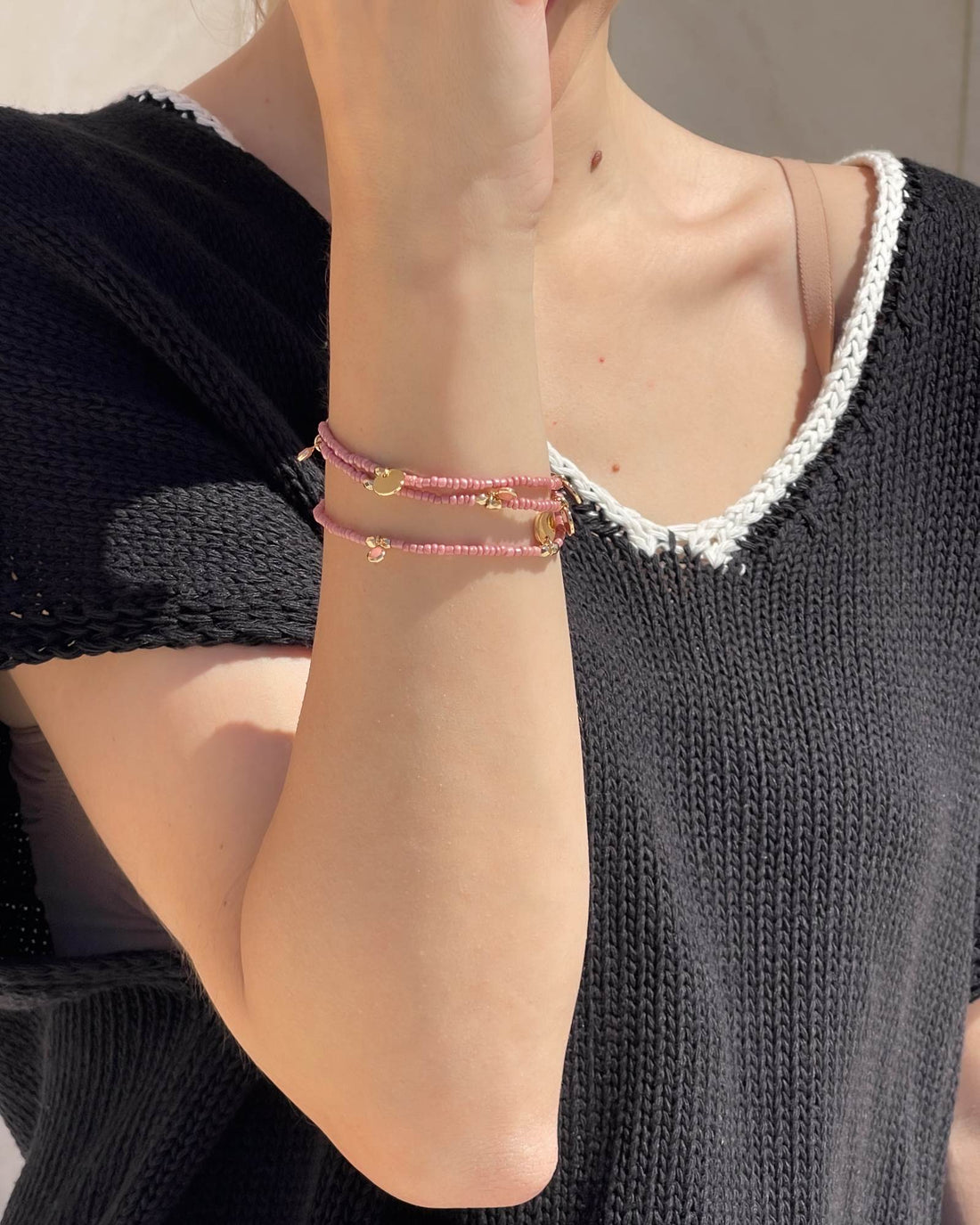 BRACCIALETTI IBIZA ROSA