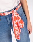 CRAVATTINO PSLOVE ROSA ROSSO