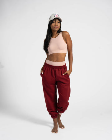 SUIT JOGGER BORDEAUX