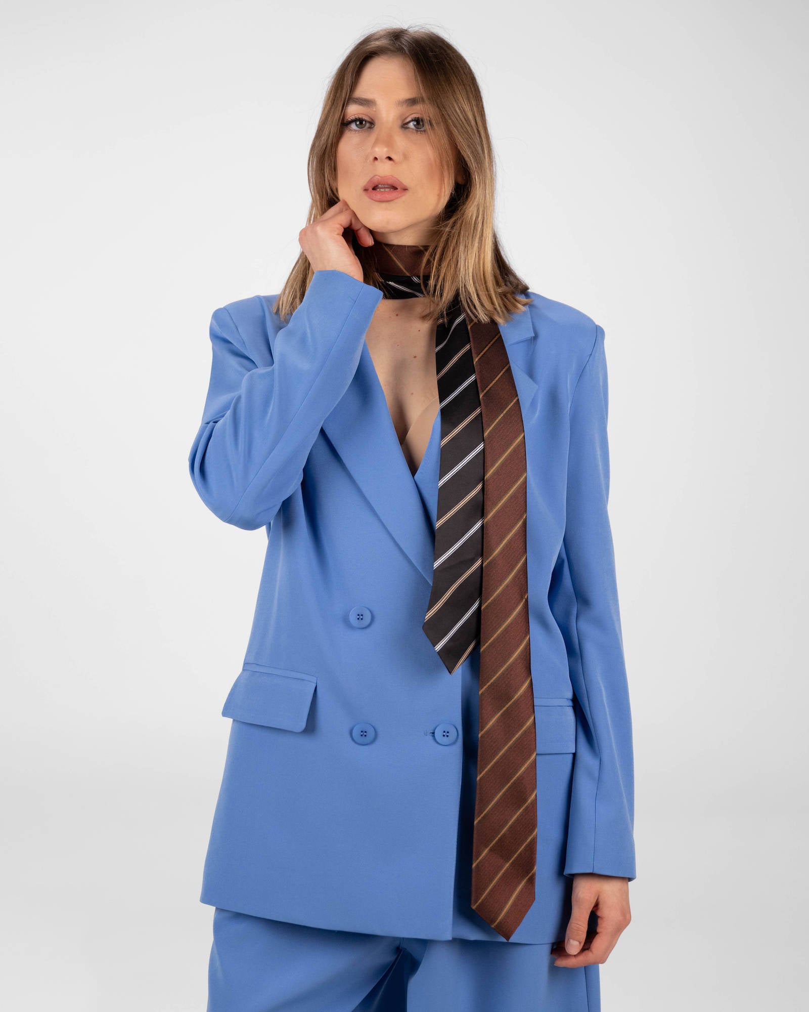 CRAVATTA KIARA MARRONE