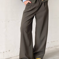 OVERSIZED DAMIAN TROUSERS ARMY