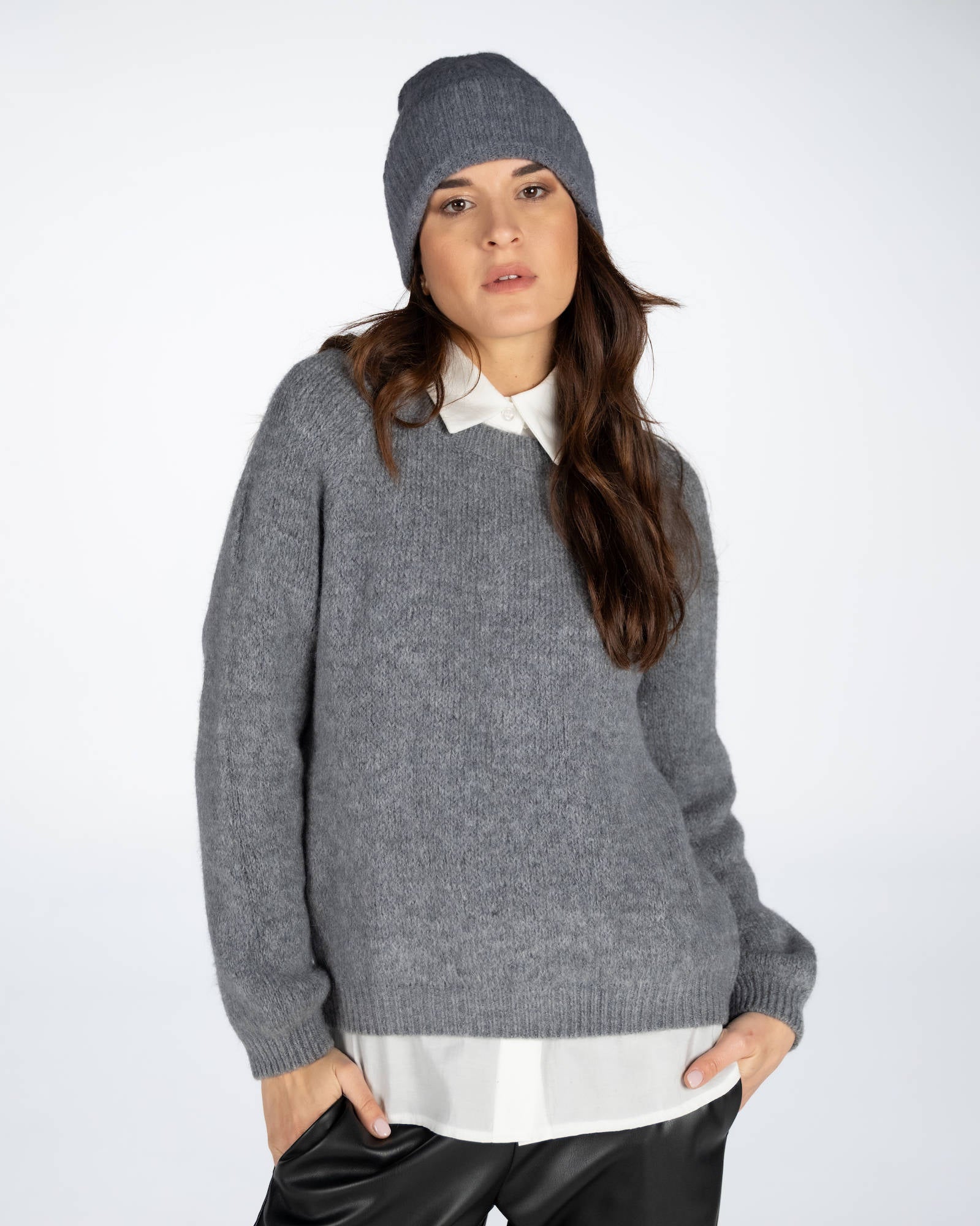 PULL LEONTINE GRIGIO