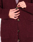 CARDIGAN ASTRAT VINO
