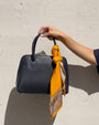 BORSA IN PELLE CHIAYA BLU NOTTE