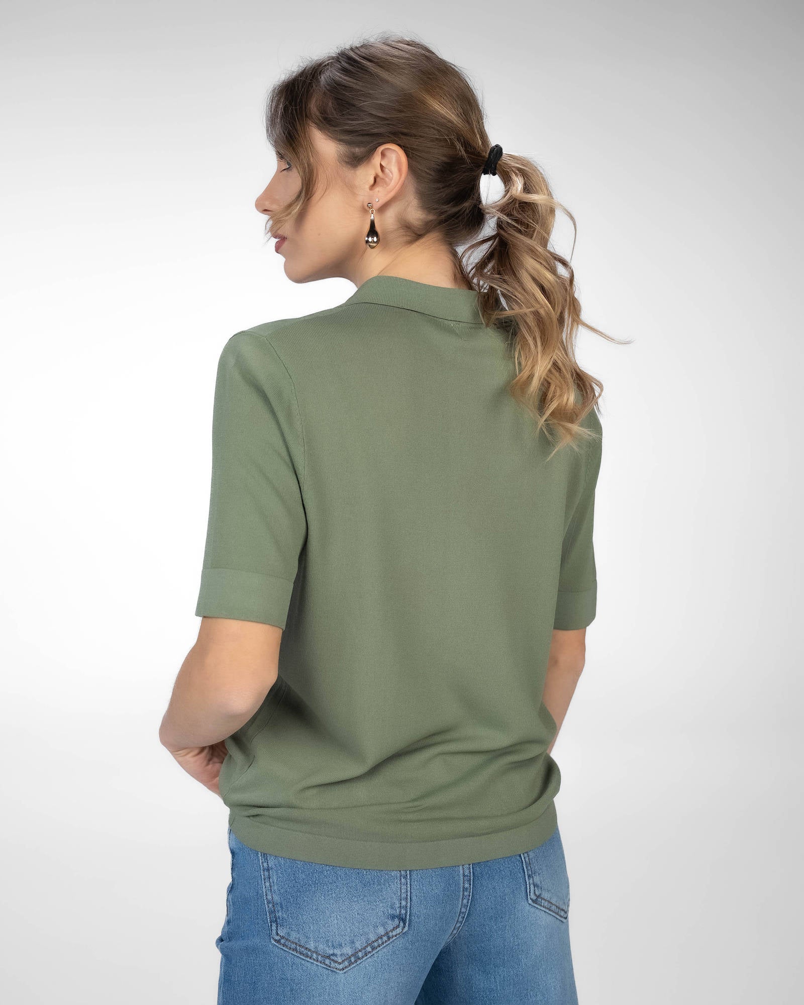 POLO IN MAGLIA POLINA VERDE