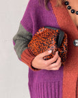 POCHETTE LEOPHARD CAVALLINO ORANGE