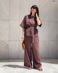 T-SHIRT CON CINTA DORIS CHOCO