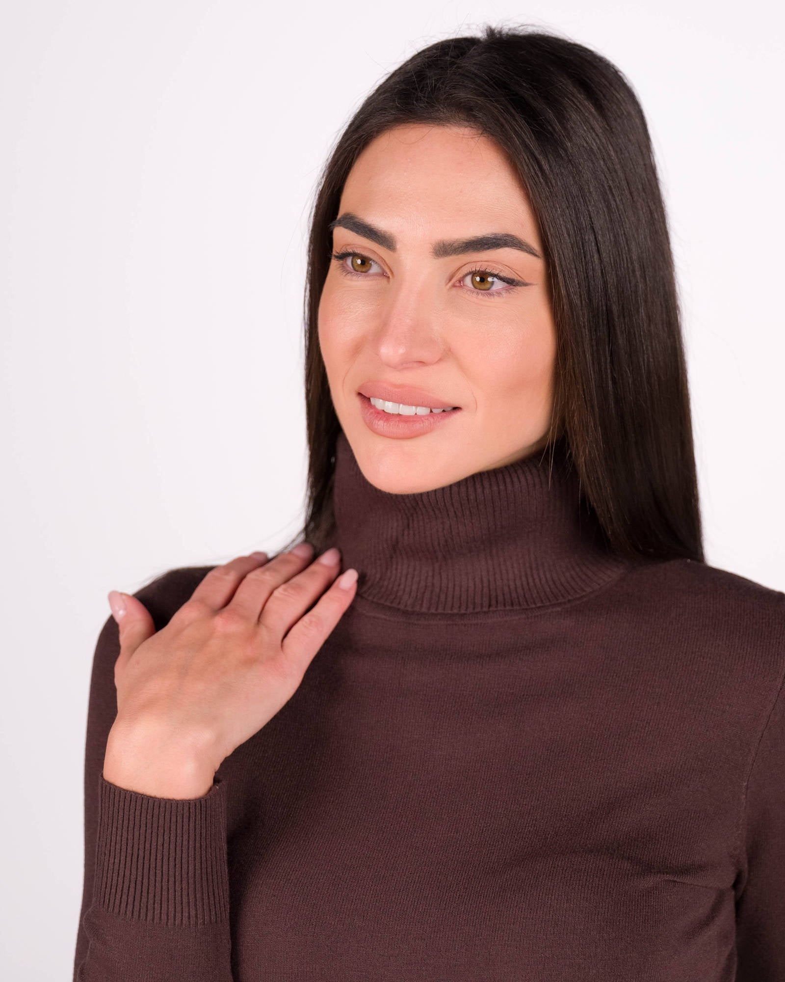 DOLCEVITA MARA IN MAGLIA FINE CHOCO