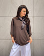 T-SHIRT HELENA CIOCCOLATO
