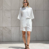 COMPLETO PAROS SHORT BIANCO