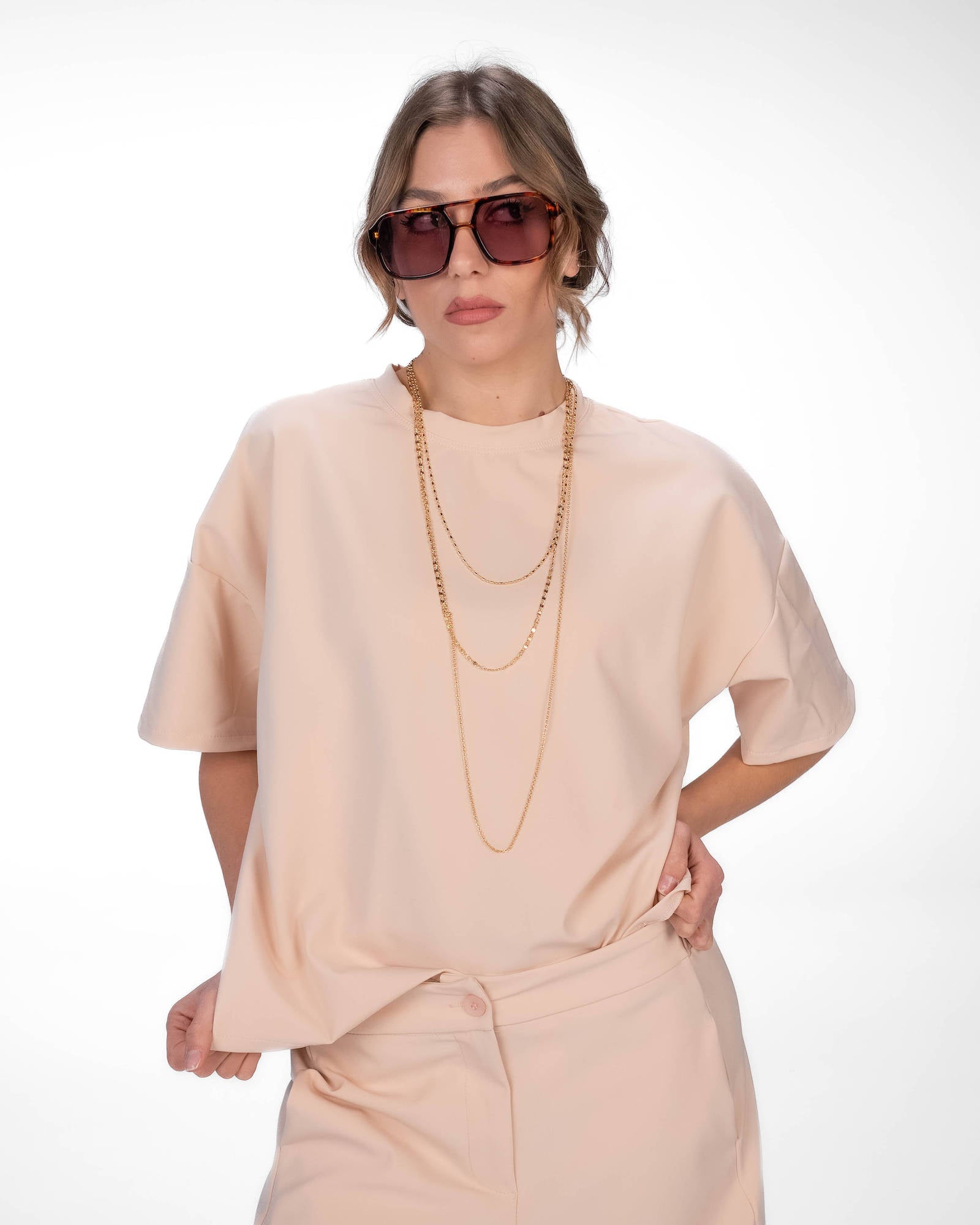 T-SHIRT AMARE ALABASTER