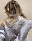 MARSUPIO GEA IN PELLE CON TRACOLLA OMAGGIO BEIGE
