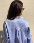 CAMICIA KAREN CELESTE COMBINATA