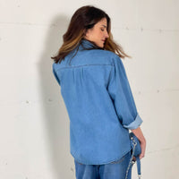 CAMICIA IN DENIM GIULIET DARK WASH