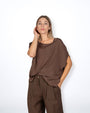 BLUSA GIGLIO CHOCO