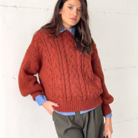 PULL TRECCIA OTIS MATTONE