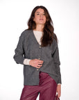 CARDIGAN SAMIRA GRIGIO SCURO