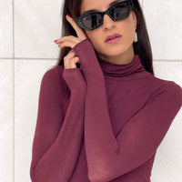 DOLCEVITA IN MODAL E CASHMERE BORDEAUX