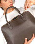 BORSA IN PELLE LUNA COFFEE