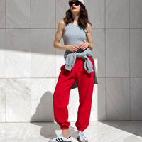 SUIT JOGGER RED