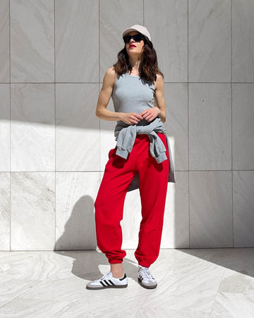 SUIT JOGGER RED