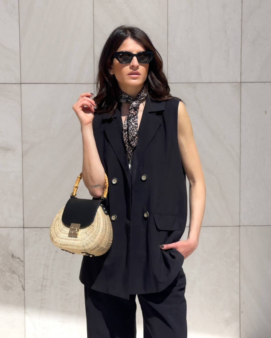 GILET COHEN BLACK