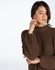 MAGLIA POP MARRONE