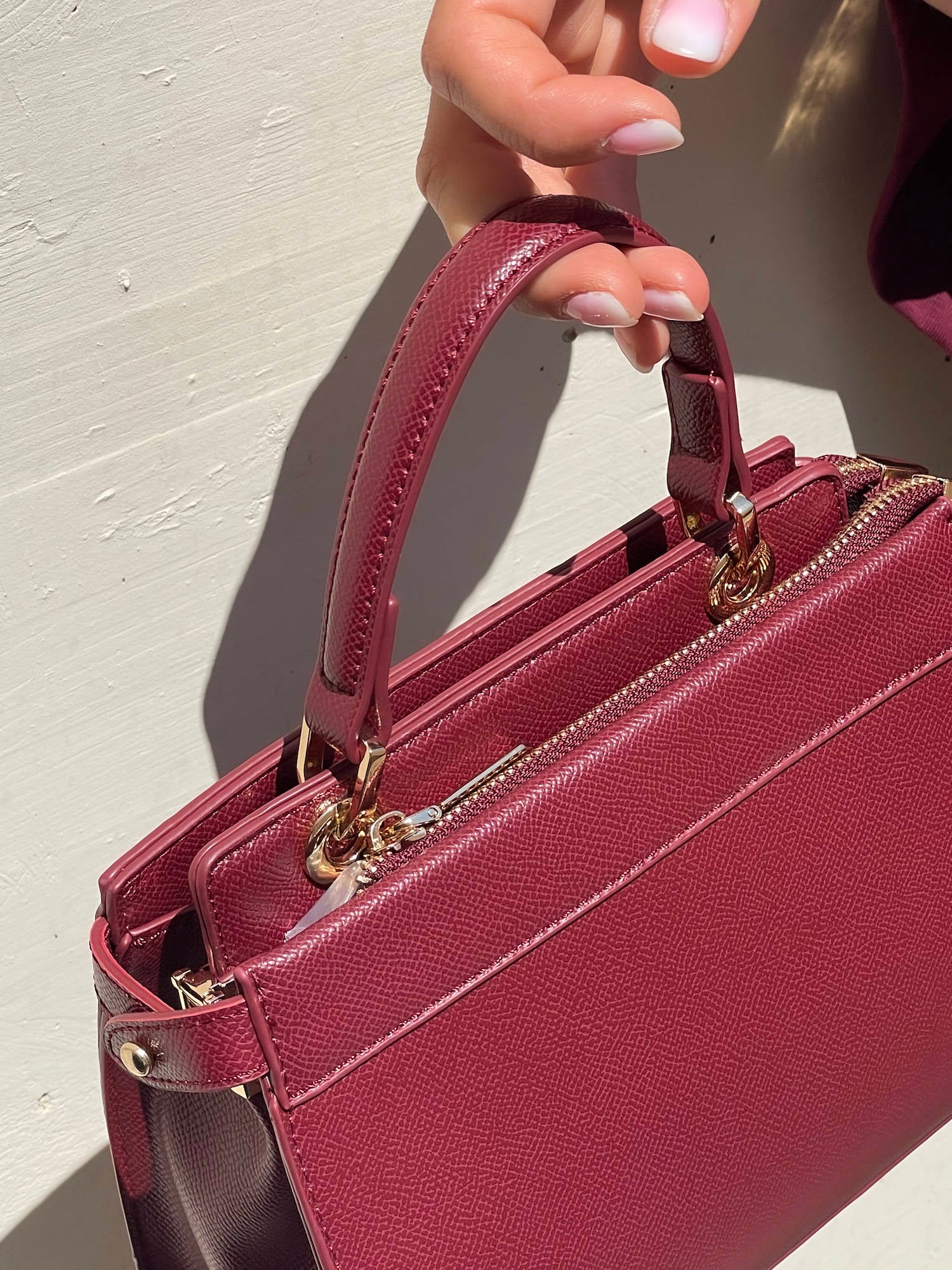 BORSA A MANO POLINA MERLOT