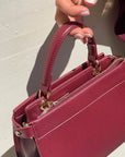 BORSA A MANO POLINA MERLOT