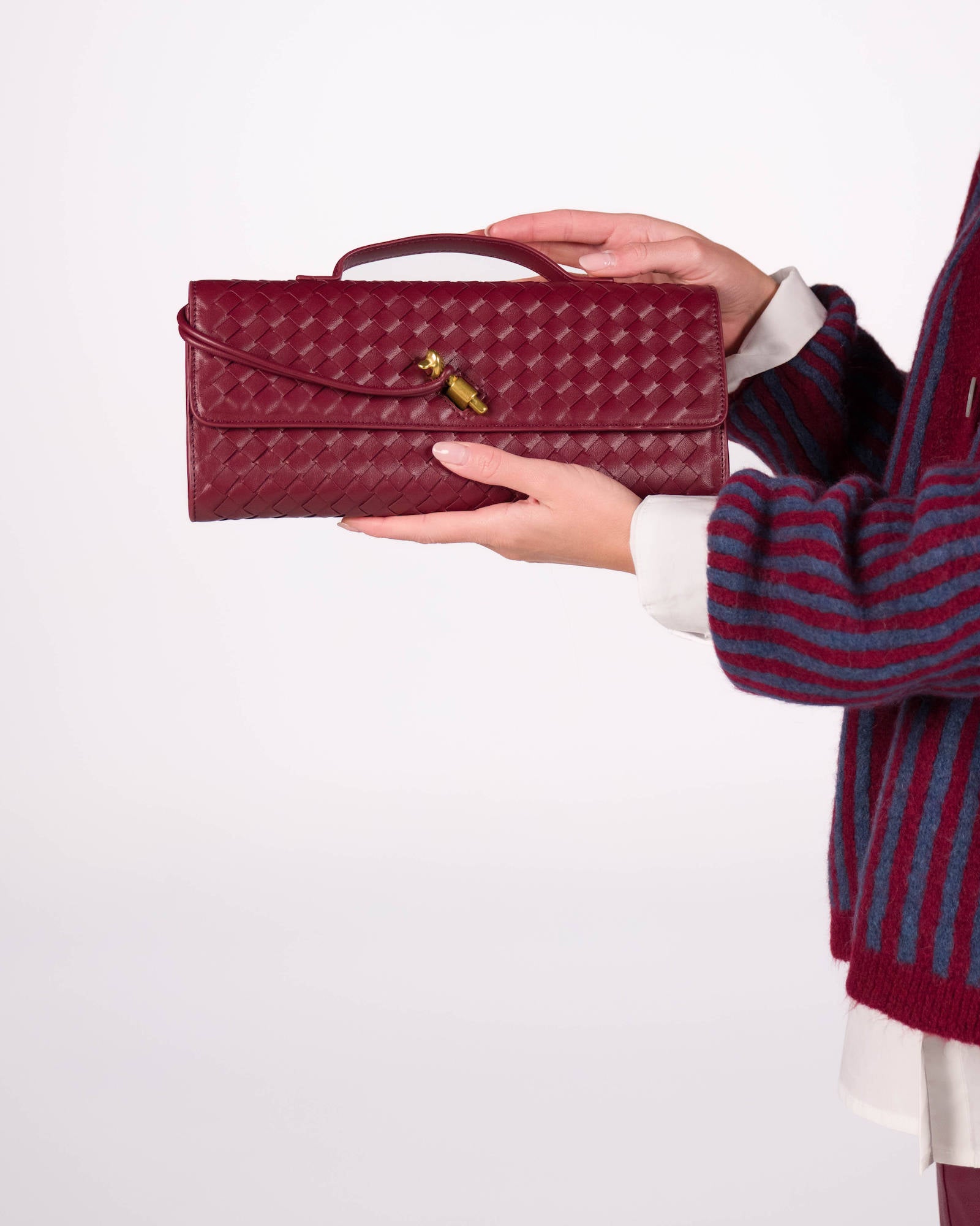 POCHETTE UNIQUE WINE RED