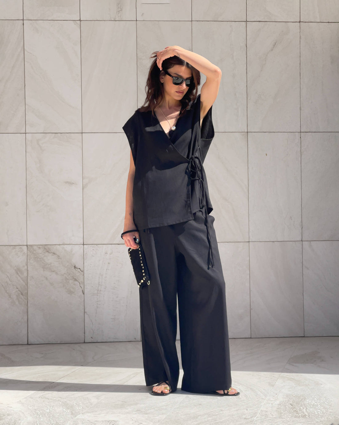PANTALONE DORIS NERO