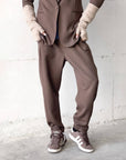 JACOB TROUSERS COFFEE
